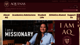 What Aquinasinstitute.com website looked like in 2017 (6 years ago)