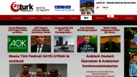 What Ayturk.de website looked like in 2017 (6 years ago)
