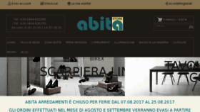 What Abitastore.it website looked like in 2017 (6 years ago)