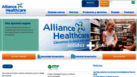 What Alliance-healthcare.es website looked like in 2017 (6 years ago)
