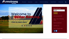 What Armstrongbank.com website looked like in 2017 (6 years ago)
