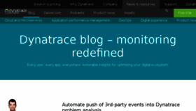 What Apmblog.dynatrace.com website looked like in 2017 (6 years ago)