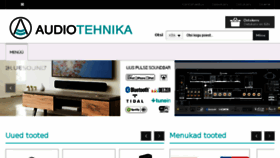 What Audiotehnika.ee website looked like in 2017 (6 years ago)