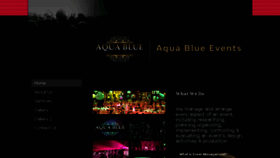 What Aquablue-events.com website looked like in 2017 (6 years ago)