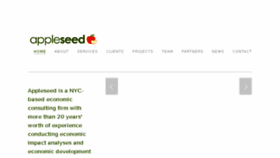 What Appleseedinc.com website looked like in 2017 (6 years ago)
