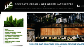 What Accuratecedar.com website looked like in 2017 (6 years ago)