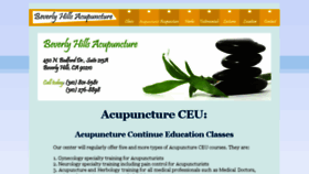 What Acupunctureceu.com website looked like in 2017 (6 years ago)