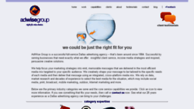 What Adwisegroup.com website looked like in 2017 (6 years ago)