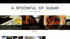 What Aspoonfulofsugarblog.com website looked like in 2017 (6 years ago)