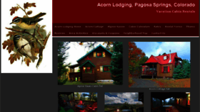 What Acornlodging.com website looked like in 2017 (6 years ago)
