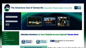 What Adventureclub.info website looked like in 2017 (6 years ago)