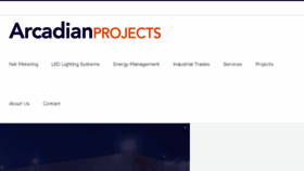 What Arcadianprojects.ca website looked like in 2017 (6 years ago)