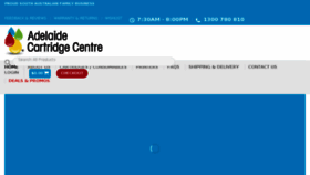 What Adelaidecartridge.com.au website looked like in 2017 (6 years ago)