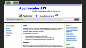 What Appinventorapi.com website looked like in 2017 (6 years ago)