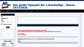 What Ao-tippspiel.de website looked like in 2017 (6 years ago)