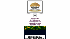 What Aspinwallpa.com website looked like in 2017 (6 years ago)