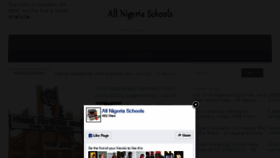 What Allnigeriaschools.com website looked like in 2017 (6 years ago)