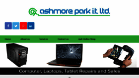What Ashmorepark.co.uk website looked like in 2017 (6 years ago)