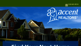 What Accentrealtors.com website looked like in 2017 (6 years ago)