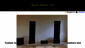 What Audioarmorusa.com website looked like in 2017 (6 years ago)