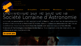 What Astronomie54.fr website looked like in 2017 (6 years ago)