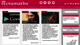 What Actumaths.com website looked like in 2017 (6 years ago)