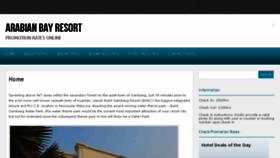 What Arabianbay-resort.com website looked like in 2017 (6 years ago)
