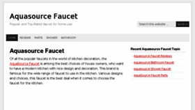 What Aquasourcefaucet.org website looked like in 2017 (6 years ago)