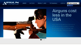 What Airgunexporter.com website looked like in 2017 (6 years ago)