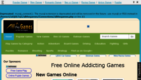 What Allthegames.in website looked like in 2017 (6 years ago)
