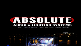 What Absoluteaudiosystems.com website looked like in 2017 (6 years ago)