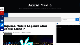 What Azizalmedia.com website looked like in 2017 (6 years ago)