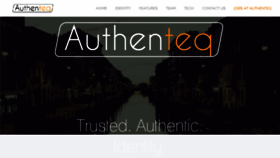 What Authenteq.com website looked like in 2017 (6 years ago)