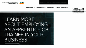 What Apprenticeshipsupport.com.au website looked like in 2017 (7 years ago)