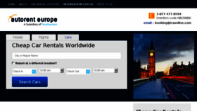 What Autorenteurope.com website looked like in 2017 (8 years ago)