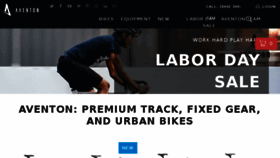 What Aventonbikes.com website looked like in 2017 (6 years ago)