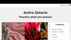 What Andrazaharia.com website looked like in 2017 (6 years ago)