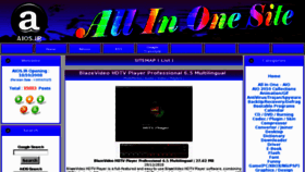 What Aios.ir website looked like in 2011 (13 years ago)