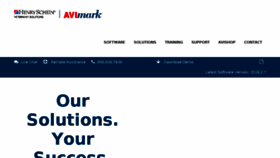 What Avimark.net website looked like in 2017 (6 years ago)