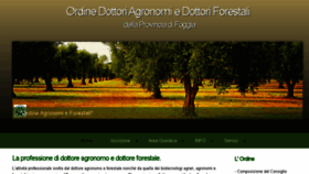What Agronomi-fg.it website looked like in 2017 (6 years ago)