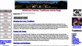 What Americanfamilytraditions.com website looked like in 2017 (6 years ago)