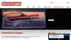 What Autodemolizionicastagnino.it website looked like in 2017 (6 years ago)