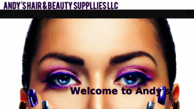 What Andysbeauty.com website looked like in 2017 (6 years ago)