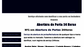 What Aberturadeporta24horas.pt website looked like in 2017 (6 years ago)