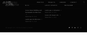 What Abinitioarchitects.com website looked like in 2017 (6 years ago)