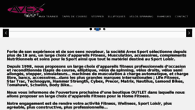 What Avex-sport.fr website looked like in 2017 (6 years ago)