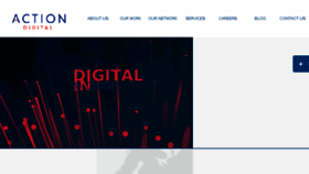 What Actiondigitalagency.com website looked like in 2017 (6 years ago)