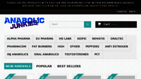 What Anabolicjunkies.co.za website looked like in 2017 (6 years ago)