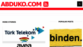 What Abduko.com website looked like in 2017 (6 years ago)