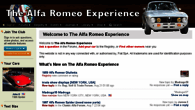 What Alfaexperience.com website looked like in 2017 (6 years ago)
